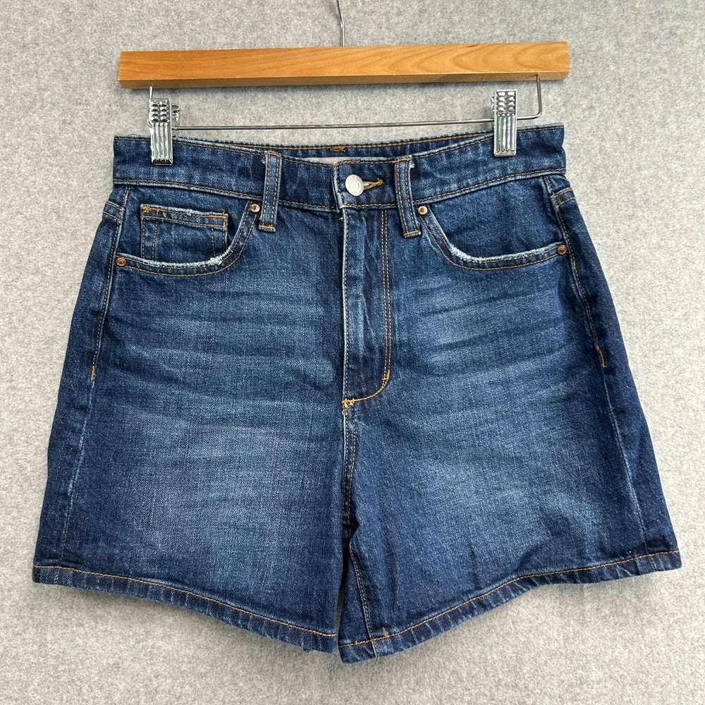 Joe's Jeans Denim Shorts Dark Blue High Rise Summer Coastal Casual Women Size 25